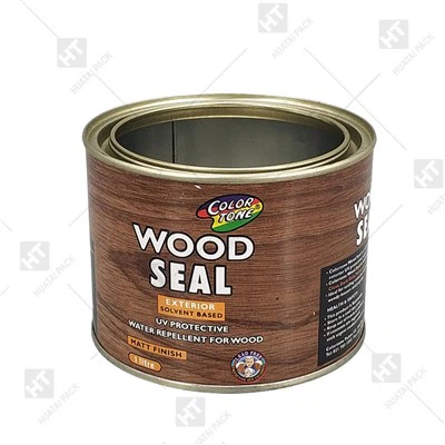 Kaleng Logam Bulat Kecil Untuk Cat 1L